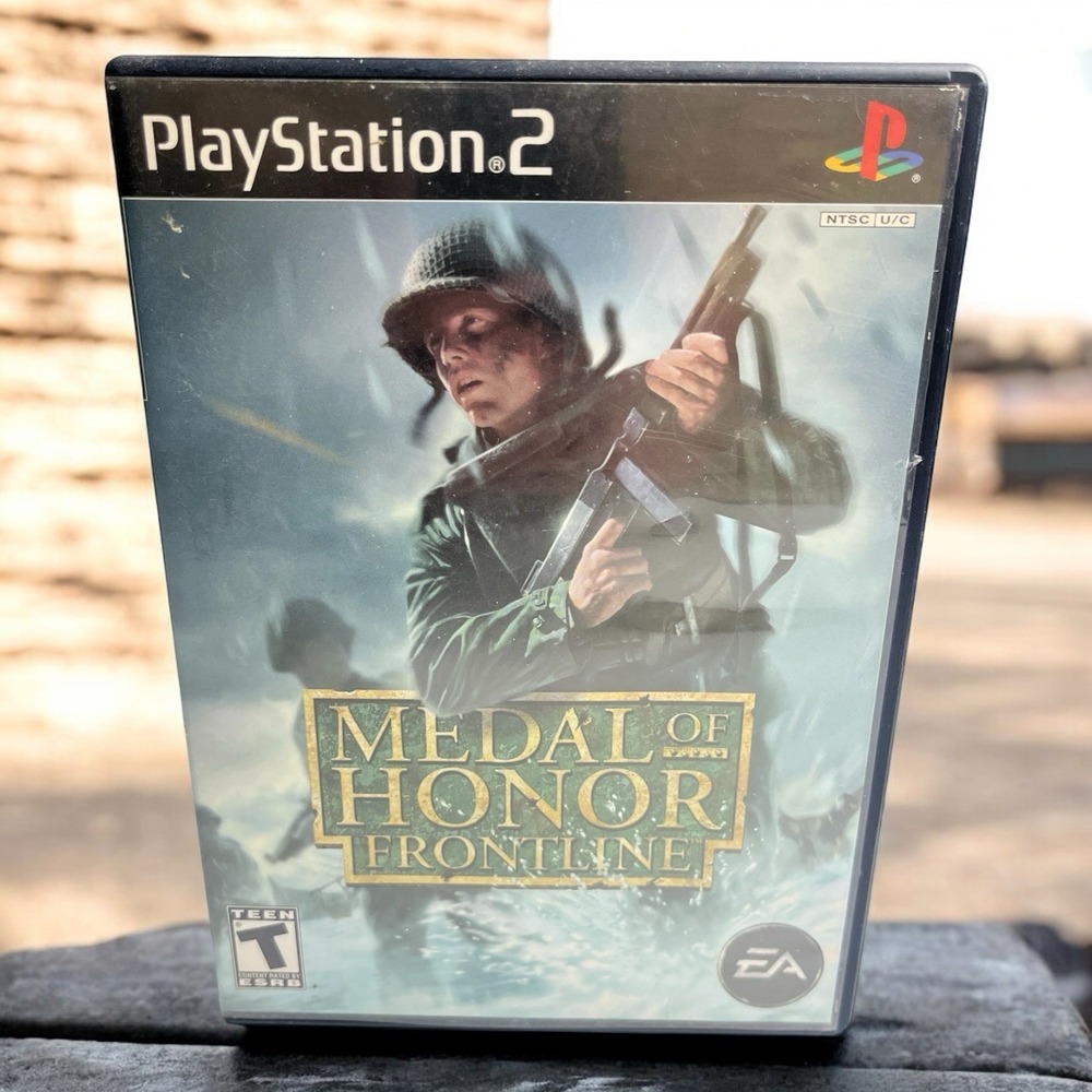 Medal of Honor Frontline PS2 PlayStation 2 Video Game Black Label No Manual